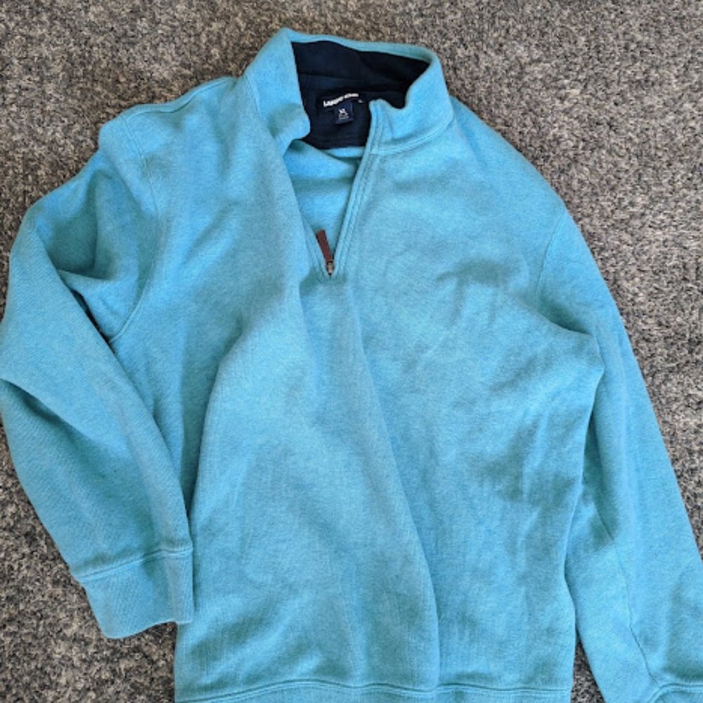 Lands End quarter-zip pullover for men - XL